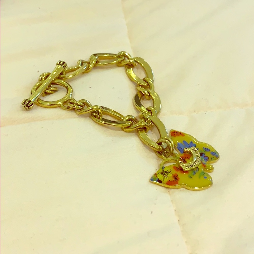 Juicy Couture Toggle Butterfly charm Bracelet